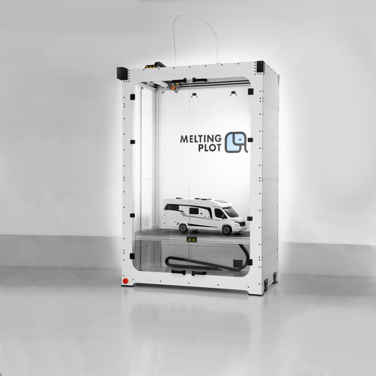 Industrieller großformatiger Kunststoff-3D-Drucker MBL 480 mit 1396mm Bauraumhöhe