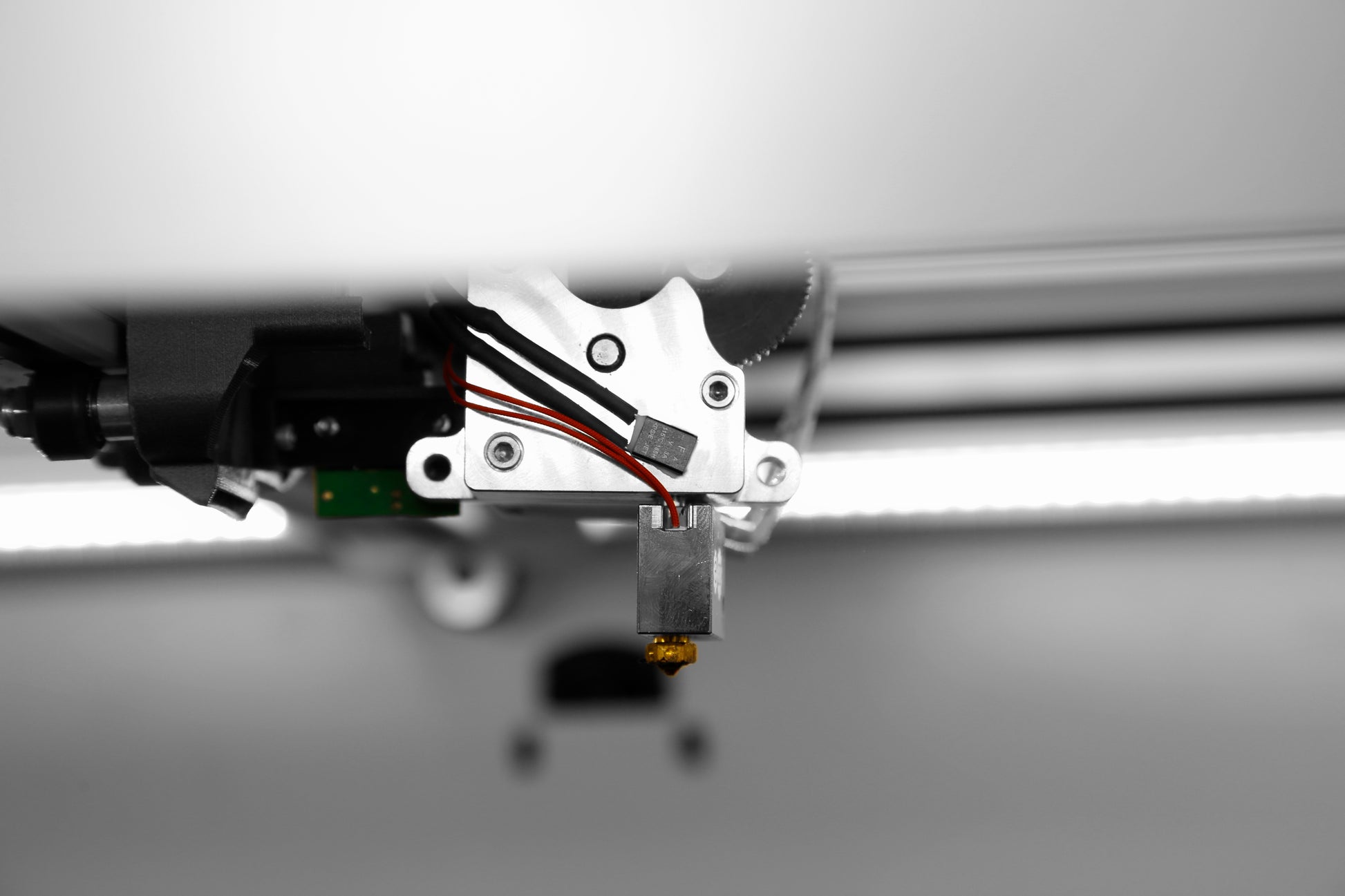 Detail 3D Drucker Extruder Thermo-Sicherung